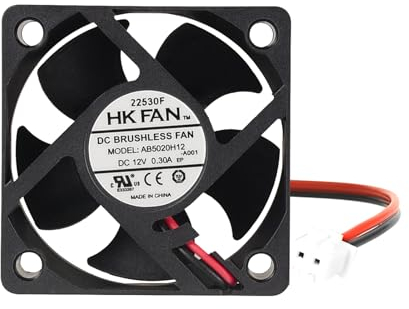 50mm x 50mm x 20mm 5020 12V 0.30A Ball Bearing Brushless DC Cooling Fan 2pin