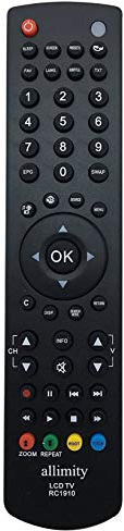 ALLIMITY Fernbedienung RC1910 30070046 Für Toshiba Polaroid Sharp spezifisches Modell 19LE510E 22DS240K 22DV240K 22DV510K 24LE510K 24LS240EX 32LE510E 32LE530E 32S540E 40LE531E