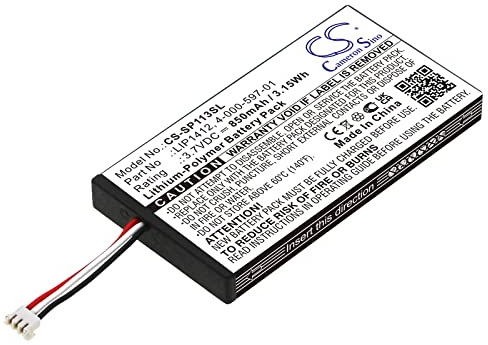CS-SP113SL Akku 850mAh Kompatibel mit [Sony] PSP GO, PSP-N100, PSP-NA1006 Ersetzt 4-000-597-01, LIP1412