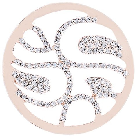 Morella Damen Coin 33 mm Glücksmuster Rosegold