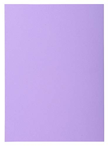 Exacompta - Réf. 850116E - Paquet de 100 sous-chemises SUPER 60 g/m2 aux couleurs pastel - sous chemises certifiées PEFC™ - dimensions 22 x 31 cm pour format A4 - couleur lilas