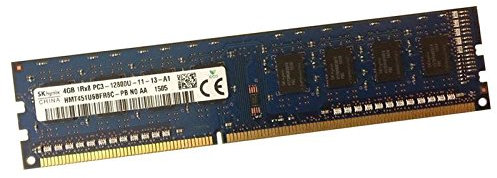 HYNIX 4 GB RAM PC Desktop HMT451U6BFR8C-PB DIMM DDR3 PC3-12800U 1600 MHz 1Rx8 CL11
