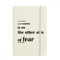 DIYthinker Inspirierend Zitat über die Angst von George Addair Notebook Stoff Hard Cover Klassisches Journal Tagebuch A5 A5 (144 X 210mm) Mehrfarbig