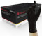 Unigloves Select Black Latex Extended Cuff GT0012 Single Use - Multipurpose, Powder Free Disposable Gloves, Optimised for Tattoo Artists, Box of 100 Gloves, Black, Small