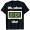 Bier Uhr Lustiges Mallorca Party Alkohol Bier Saufen Suff T-Shirt