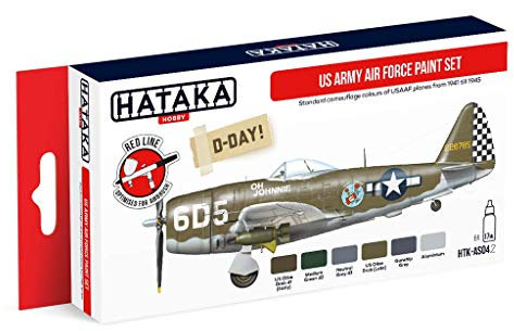 Hataka Hobby Red Line - US Army Air Force Paint Set