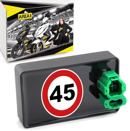 Area1 Ersatz CDI Zündbox für 50ccm 4Takt kompatibel mit Sym Allo 50, Fiddle2, Jet 4, Orbit 2, Symphony 50 (SR/Sport) Symply 50, passend für Hyosung New Tee Up 50 (CDI Typ1)