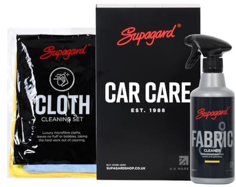 Supagard Fabric Cleaner – 500ml Eco-Friendly Water-Based Stain Remover for Car Seats, Upholstery, Carpets & Home Use | No Harsh Chemicals