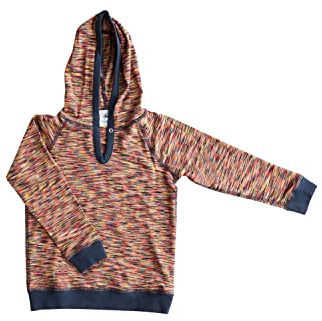 Leela Cotton Kinder Kapuzenshirt Langarmshirt Bio-Baumwolle Kapuzenpullover 2471