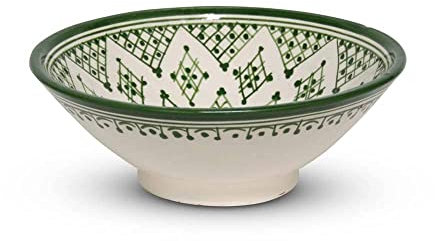 Bol marocain Vert Zerbia Mya Ø 25 x 10cm