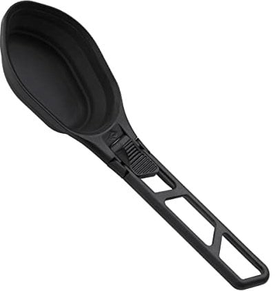 Cuchara para servir plegable