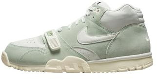 Nike Herren Air Trainer 1 Basketballschuhe, Weiß/Schwarz-Mittelgrau, 41 EU, Weiß, Schwarz, Mittelgrau, 43 EU