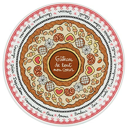 DLP - Plat à Tarte + Pelle DORIS Gâteau De Tout Mon Coeur