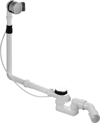 Duravit Universal Ab- und Überlaufgarnitur mit Zulauf Chrom 600x80x400mm