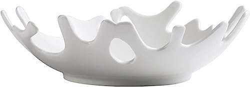 Piatto di Ceramica Irregolare Bianco Creativo Insalata Dessert Piatto di Corallo Set di stoviglie for la casa Piatto da Pranzo Utensili da Cucina Piatti for la Cena in Porcellana