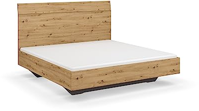 Rauch Möbel Florenz Bett, Eiche Artisan, Holz, Liegefläche 160x200cm, Gesamtmaße BxHxT 165x121x209 cm