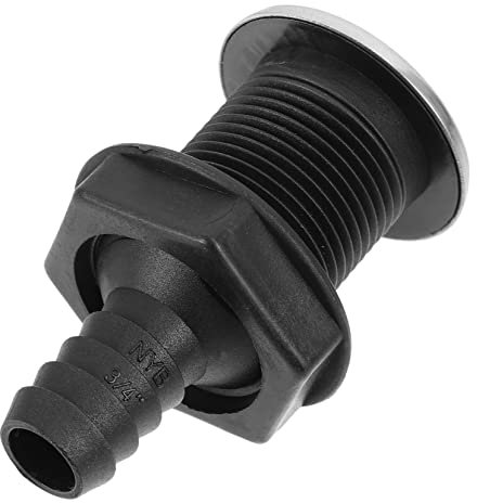 4 Pcs Outlet Ship Junction Block Trucks Drain Vent Boat Threaded Bilge Pump Connector Kayak Drain Stopper Car Accessories Yacht Effluent Outfall Rv Terminal Block Abs Travel