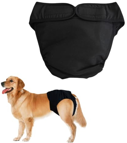 TNSRAY Waschbar Weiblich Hund Sanitäre Hosen, Wiederverwendbare Windeln für Hündinnen, Hygienische Hundewindeln Hochsaugfähige, Hygieneunterhose Windeln Haustiere Unterwäche Physiologische Schlüpfer
