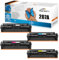 Starlet24 207A MFP M283fdw Toner Kompatibel für HP 207A W2210A W2211A W2212A W2213A Toner für Color Laserjet Pro MFP M282nw M255dw M283fdn M283 M282 M255 Mit Chip (4 Pack)