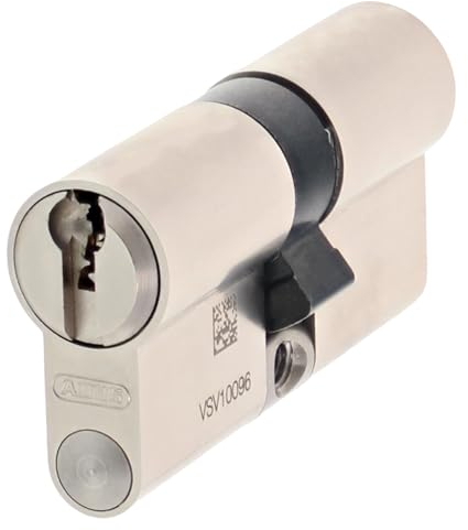 ToniTec DUALKEY Schließsystem by ABUS 2 in 1 Schließzylinder inkl. 2 x 3 Schlüssel |Sicherheits-Türzylinder Einzelschließung als Doppelzylinder 45/45 |Umprogrammierbares Türschloss mit Sicherungskarte