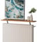 moebel17 Heizkörperregal Adin Regal Wandregal Holzregal Hängeregal, ohne Bohren Wandboard Regal für Heizkörper, Holz, Braun, eckig, 110 x 21,5 x 18 cm 92451