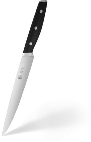 MasterChef Carving Knife with High Carbon Stainless Steel Blade and Triple Riveted Handles, Professional Kitchen Knife for Precision Cooking at Home, Perfectly Balanced, Razor Sharp, 33cm (13)