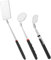 QWORK® 3 Stück Teleskop Inspektionsspiegel Set, Rechteckig, Rund und Oval, 360 Grad Drehbar, Ausziehbare Griffe, Für Fahrzeug Inspektionen