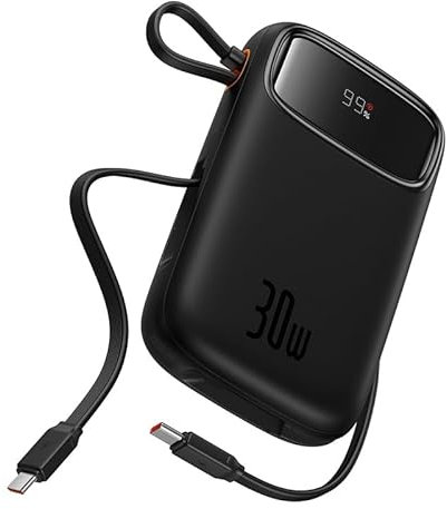 Baseus QPow2 PBank 30W 10K - Negro