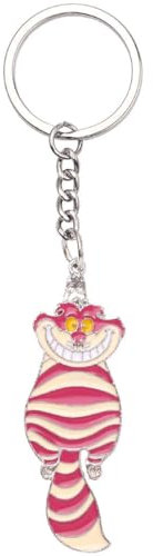 Porte-clés Alice au pays des merveilles Cheshires Cheshires Anime Porte-clés Voiture Téléphone Charm Cartoon Porte-clés Pendentifs, Multicolore, taille unique