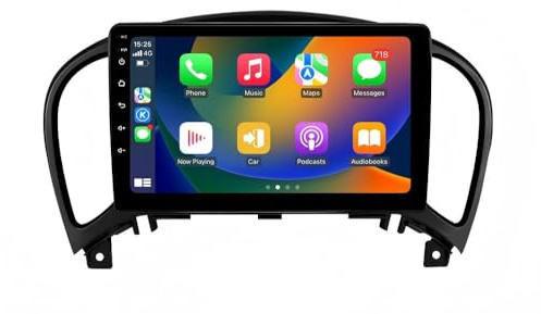 Android 13 - Radio de coche para Nissan Juke 2010-2014 de 4 núcleos de 2 GB y 64 GB de memoria, compatible con coche inalámbrico / Android coche, control del volante, WiFi/4G, AM/FM