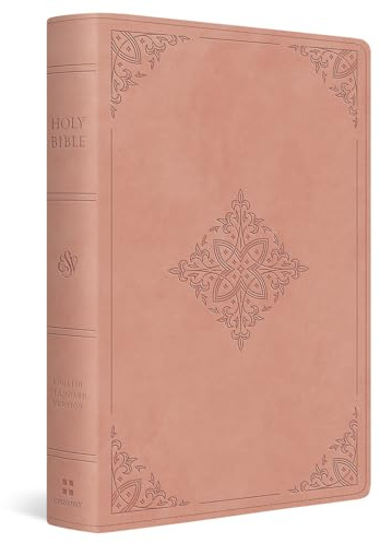 ESV Holy Bible: Dyslexia-Friendly Edition (TruTone, Blush Rose, Fleur-de-lis Design)