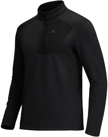 Pioneer Camp Outdoor Fleecepullover Herren mit Halbem Reißverschluss(BK,L)
