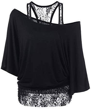 Angxiwan Loose Women Size Blouse Casual Lace Shirt Tops Plus Long Sleeve Women's Blouse Workout Tees Elegant Tops for Women UK Button Down Shirt Boho Top Autumn Clothes