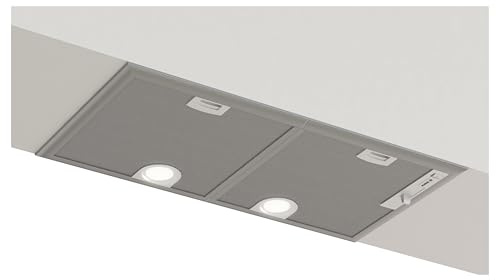 Bosch DHL755BM Serie 4 Lüfterbaustein 75 cm, LED-Beleuchtung, leise, Abluft- & Umluftbetrieb, spülmaschinengeeignete Fettfilter, Made in Germany, Grau-Metallic