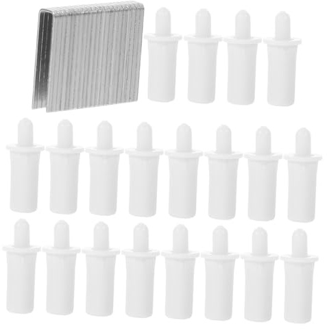 Baluue 40 pièces Kit de Réparation pour Volets Plantation Goupilles Acier Inoxydable Résistantes Corrosion Broches pour Stores Bois Outil Pratique pour Réparation Rapide des Volets