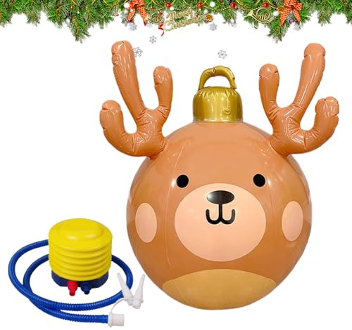 Aufblasbare Weihnachtskugeln PVC wasserdichte Riesengroße