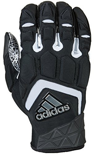 adidas Freak Max Lineman Handschuhe, gepolstert, Schwarz/Weiß, Größe S