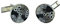 Gemelos muñequeras Cufflinks Plata 925 Murrine Multicolor Cristal de Murano Made in Italy