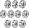sourcing map 10St Rillen Kugellager 638ZZ Z2 Doppelt Geschirmt Kohlenstoffstahl 8mm X 28mm X 9mm