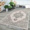 TT Home Wohnzimmer Teppich Kurzflor Wohnzimmerteppich Marokkanisch Vintage Bordüre, Farbe:Creme 2, Größe:200x280 cm
