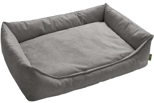 HUNTER EIBY Hundesofa, schmutzabweisend, Easy CLEAN-Technologie, pflegeleicht, M, grau