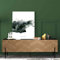 CONCEPT USINE | Meuble TV Vintage Sequoia | Finition Noyer | Meuble Télé Design avec 3 Placards de Rangement | Pieds Métal Noir | Meuble de Salon Pratique, Chic et Elégant | 180 x 41 x 60 cm