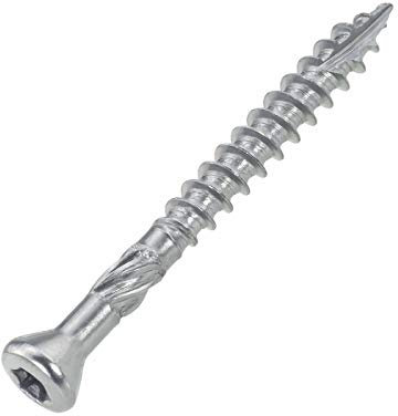 SCREW REBEL Fassadenschraube 4,0 x 40 mm - 500 Stück - Terrassenschrauben Edelstahl gehärtet mit Zulassung ETA