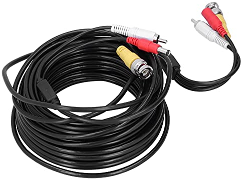 CCTV-Audio-Video-Kabel BNC + RCA + DC-Anschluss 3-in-1-Video-Audio-Netzkabel für das DVR-Überwachungssystem(15M)