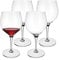 Villeroy & Boch Maxima Burgundy Glass, Set of 4, 790 ml, 22.5 cm, Crystal Red Wine Glasses, Clear, Dishwasher Safe