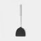 Brabantia Profile Silicone Stir-Fry Wok Spatula with Matt Steel Handle - Heat Resistant - Flexible, Non-Scratch - Dishwasher-Safe Cooking Utensil