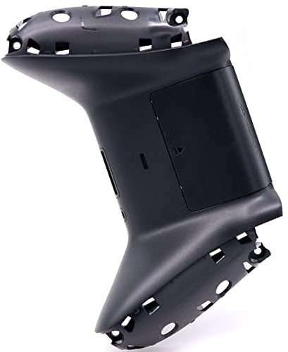 Deal4GO Back Shell Bottom Housing Shell Case Cover Replacement for Xbox one Slim Controller (Model 1708) Back Plate (Black) (Black)