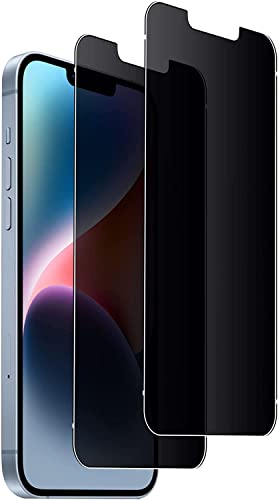 MacroHu 2x Anti-Espía Protector Pantalla Privacidad para iPhone 12 Pro Max Antiespia Cristal Templado Privacidad Película Protectora Anti Espía Vidrio Templado Película Privacidad Screen Protector