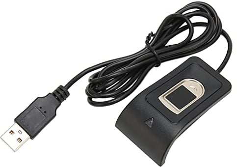 USB-Fingerabdruckleser für Windows, Computer-Fingerabdruckscanner mit Automatischer 360 ° -Erkennung, 10 Fingerabdrücke Halten, für Fingerabdrucksperre, Anwesenheitsmaschine