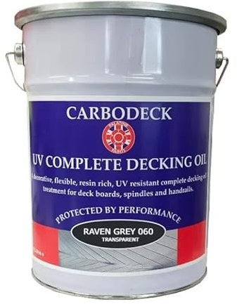 Palatine Paints Carbodeck UV Complete Decking Oil - Transparent finish (Artichoke 055 Transparent, 5 Litre)
